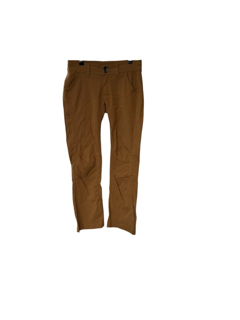 Prana Monarch Convertible Pant Hiking Climbing Zip Pocket Size 2 Brown Outdoors